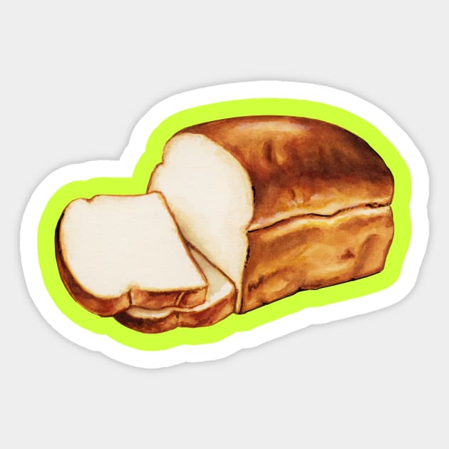 Breadloaf Sticker by KellyGilleran